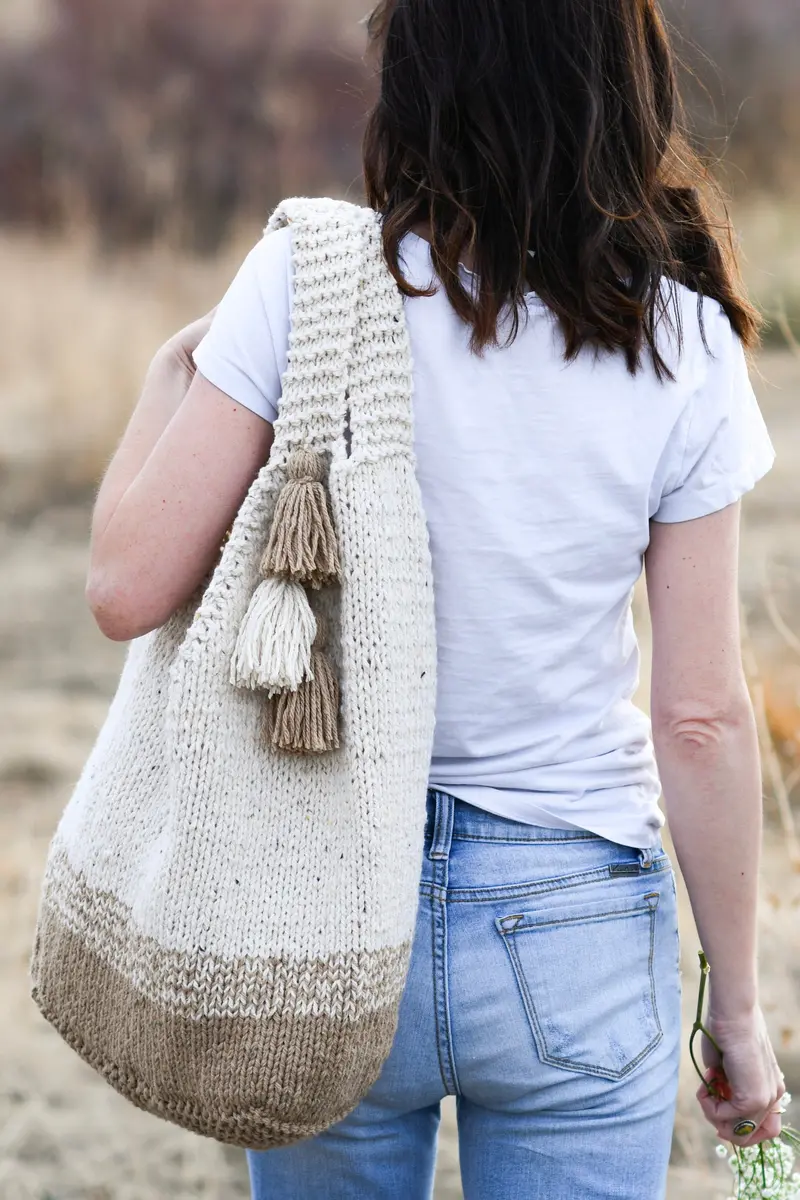 Knit Kit - Mohave Slouchy Tote Bag 1