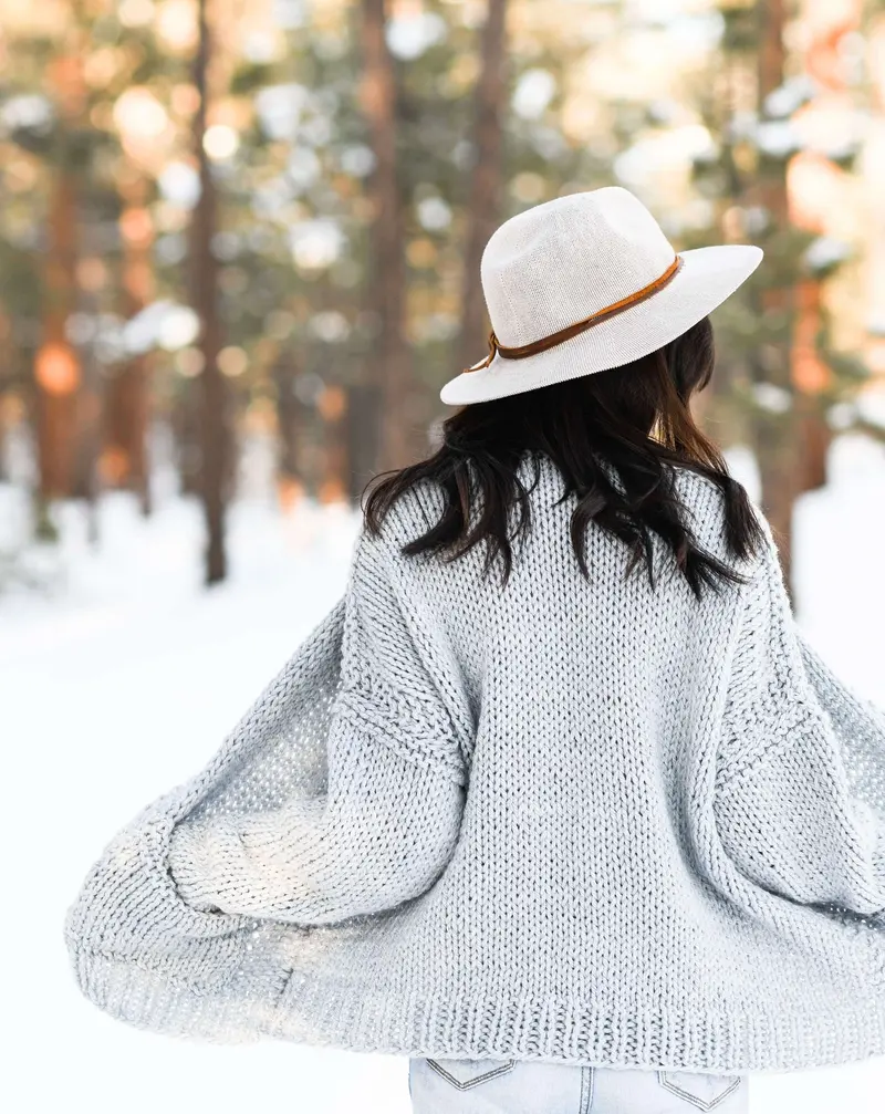 Knit Kit - Moonbow Slouchy Knit Cardigan 2
