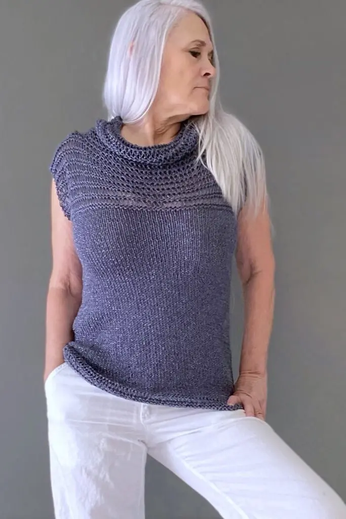 Knit Kit - Moonlight Sleeveless Top 1