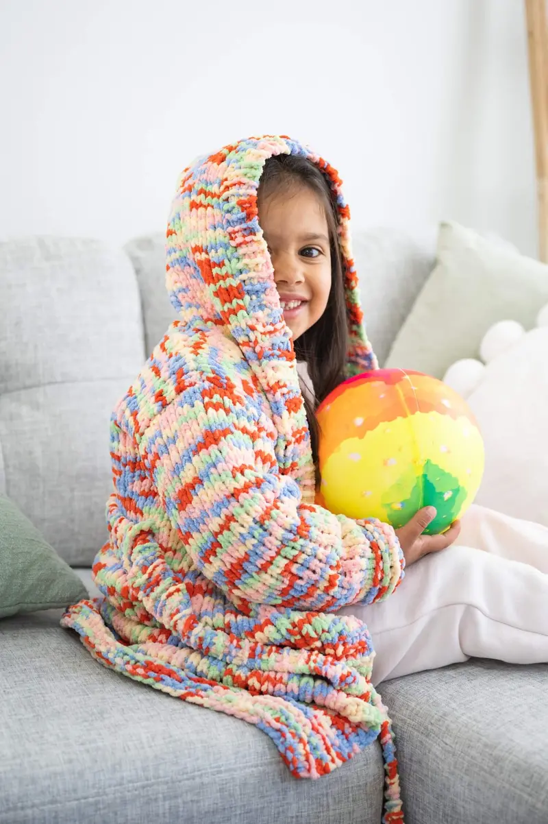 Knit Kit - My Favorite Cozy Hooded Robe 1