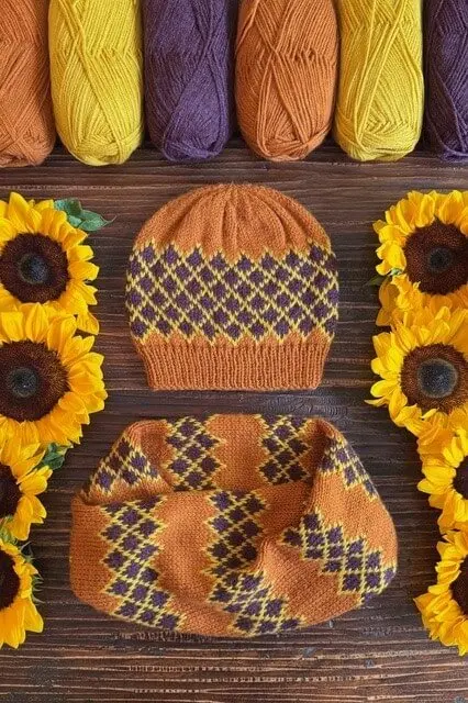 Knit Kit - Over Fences Cowl & Hat 1