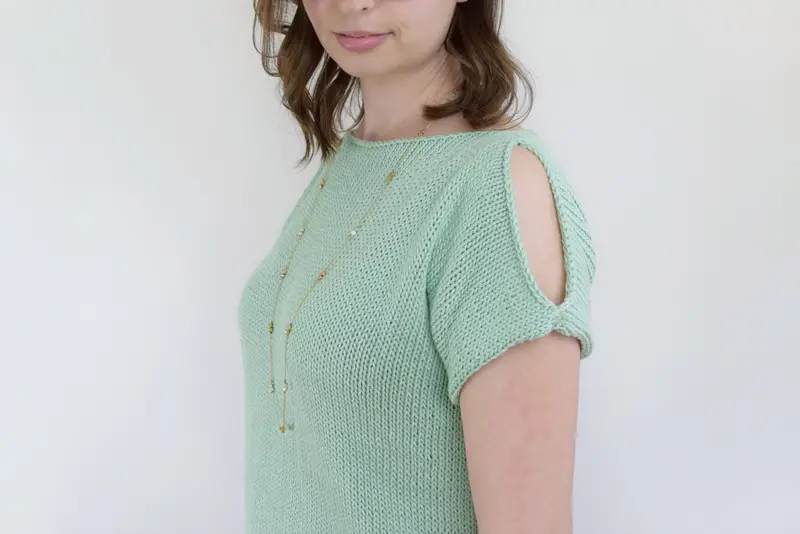 Knit Kit - Peek-A-Boo Tee 1
