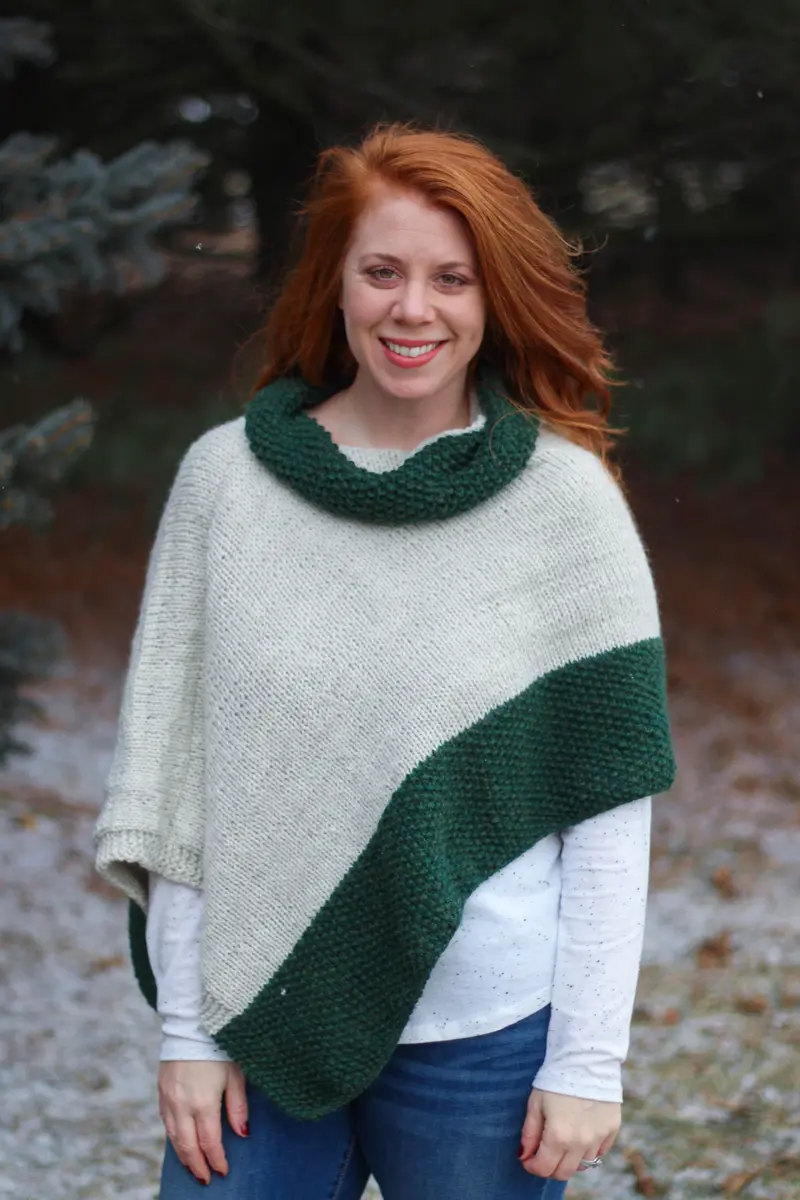 Knit Kit - Pine Ridge Poncho 1