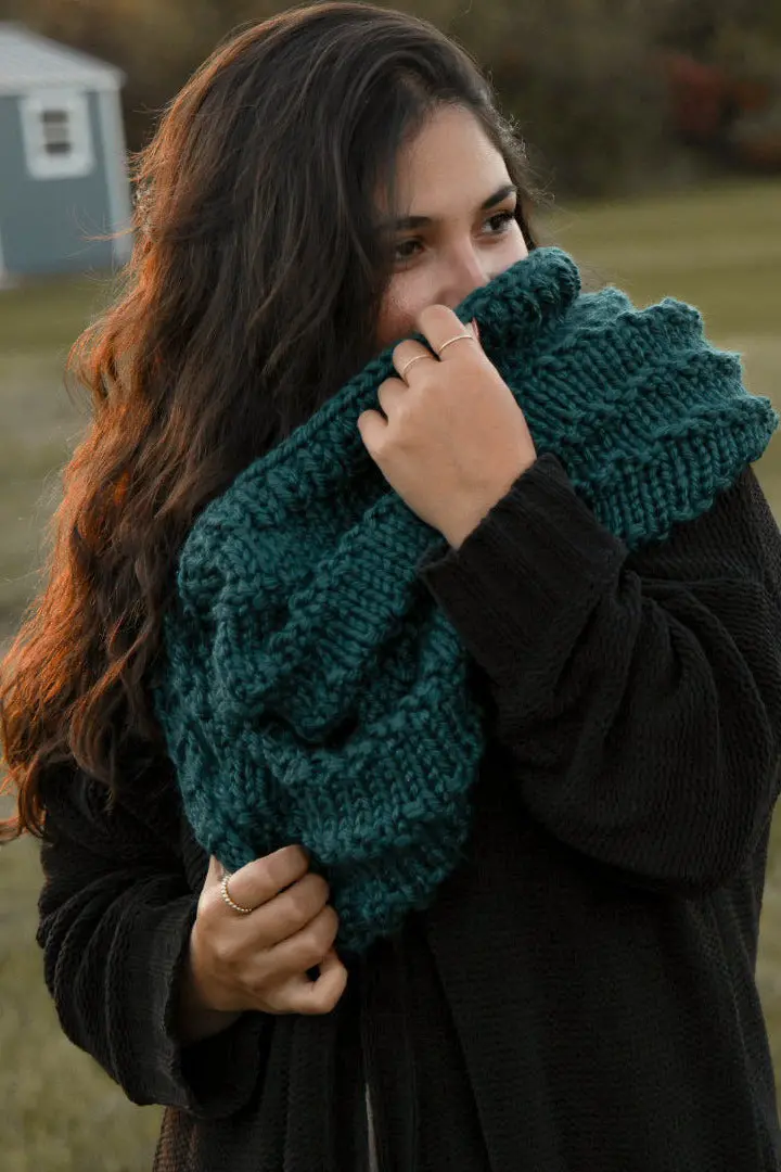 Knit Kit - Pines Neckwarmer 1