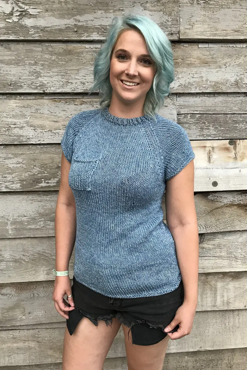 Knit Kit - Pocketful Of Stitches Tee 1