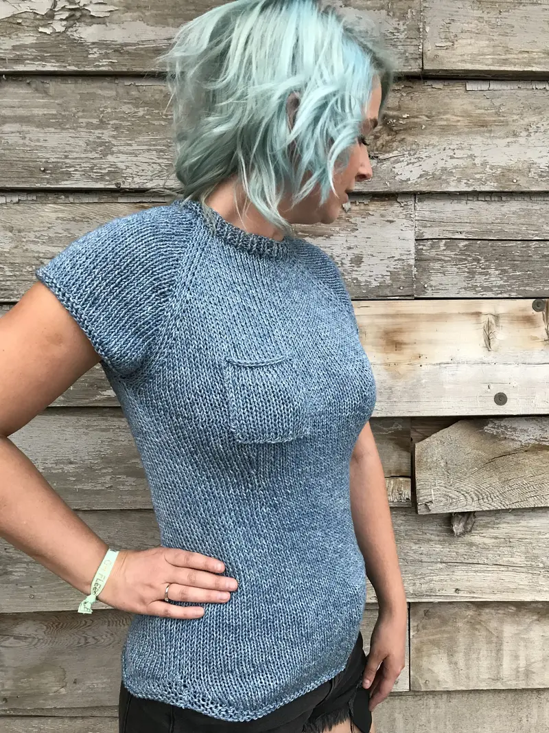 Knit Kit - Pocketful Of Stitches Tee 2