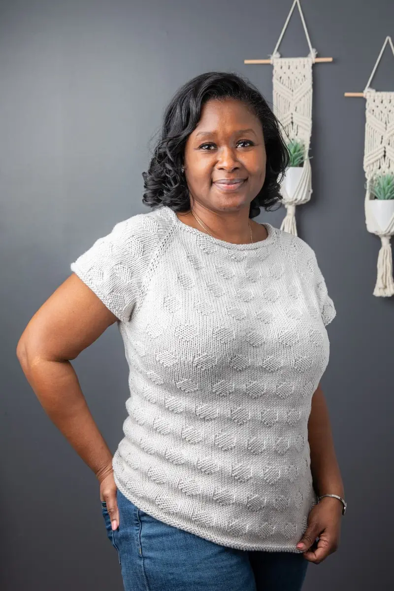 Knit Kit - Polka Dot Tee 1