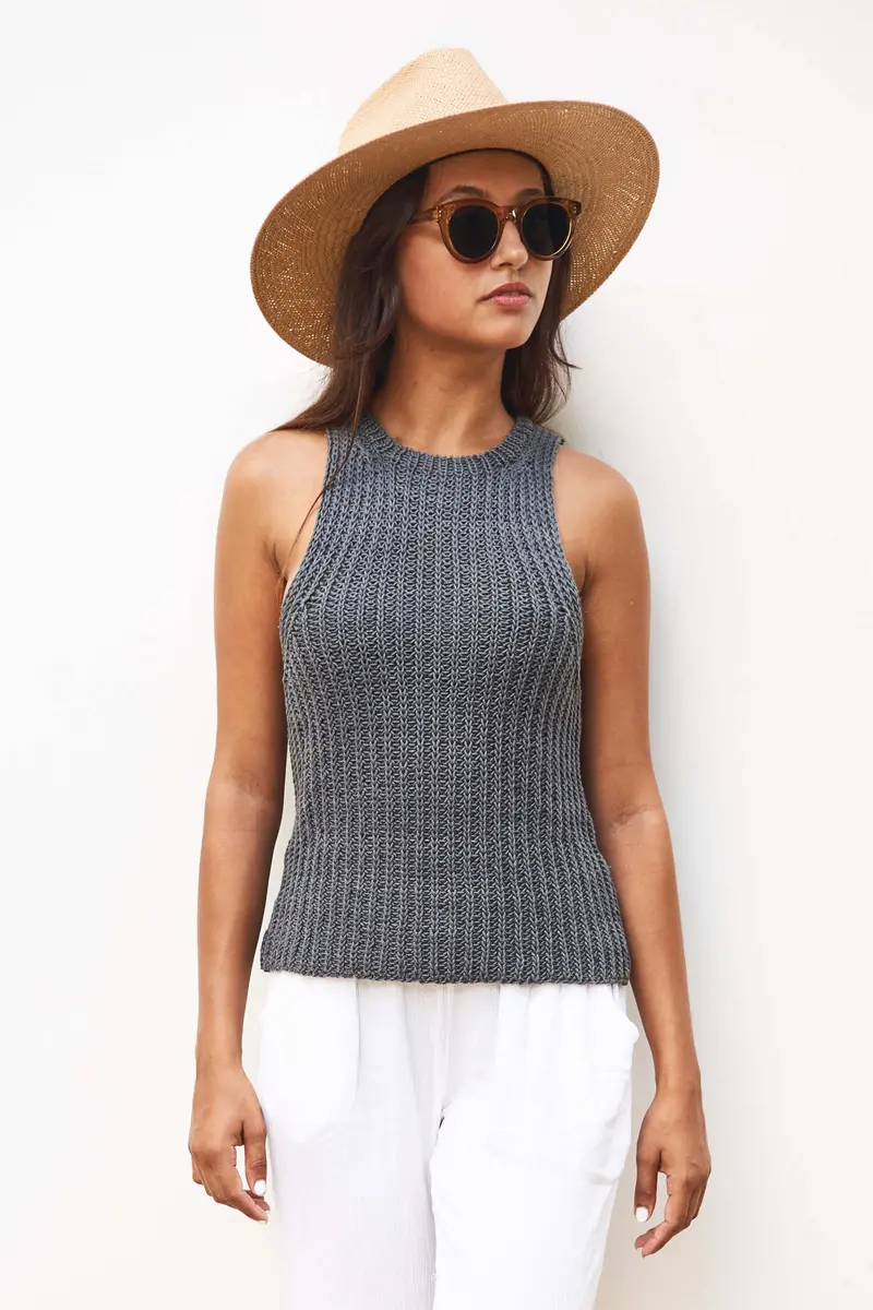 Knit Kit - Pyrite Tank 1