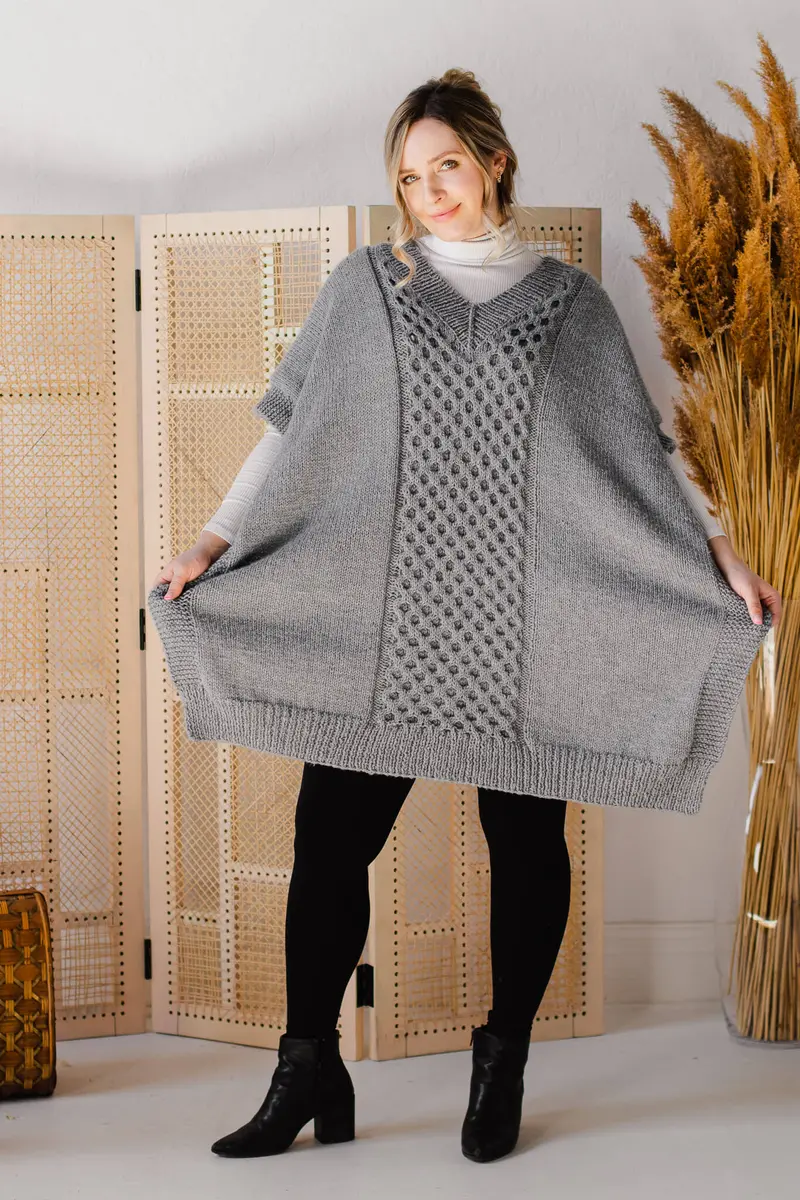 Knit Kit - Quail Ridge Poncho 1