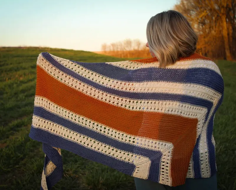 Knit Kit - Rising Kite Shawl 2