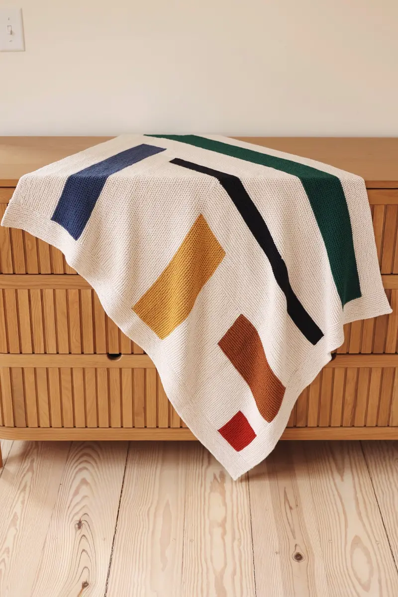 Knit Kit - Rockwell Baby Blanket 1