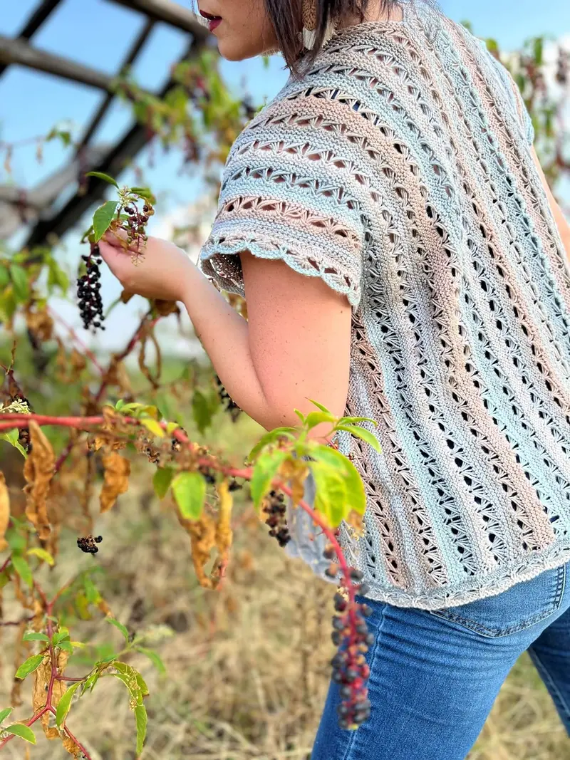 Knit Kit - Rustic & Cozy Ruana 2