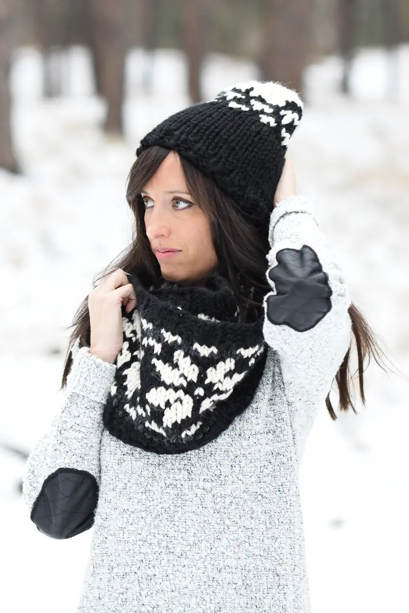 Knit Kit - Scandinavian Knit Hat And Scarf Set 1