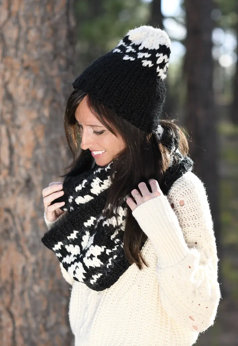 Knit Kit - Scandinavian Knit Hat And Scarf Set 2
