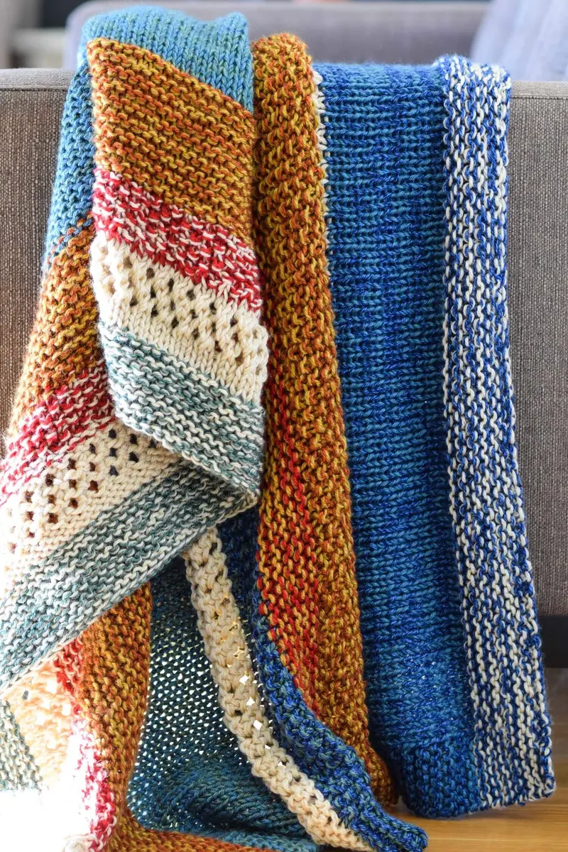 Knit Kit - Scrappiest Happiest Blanket 1
