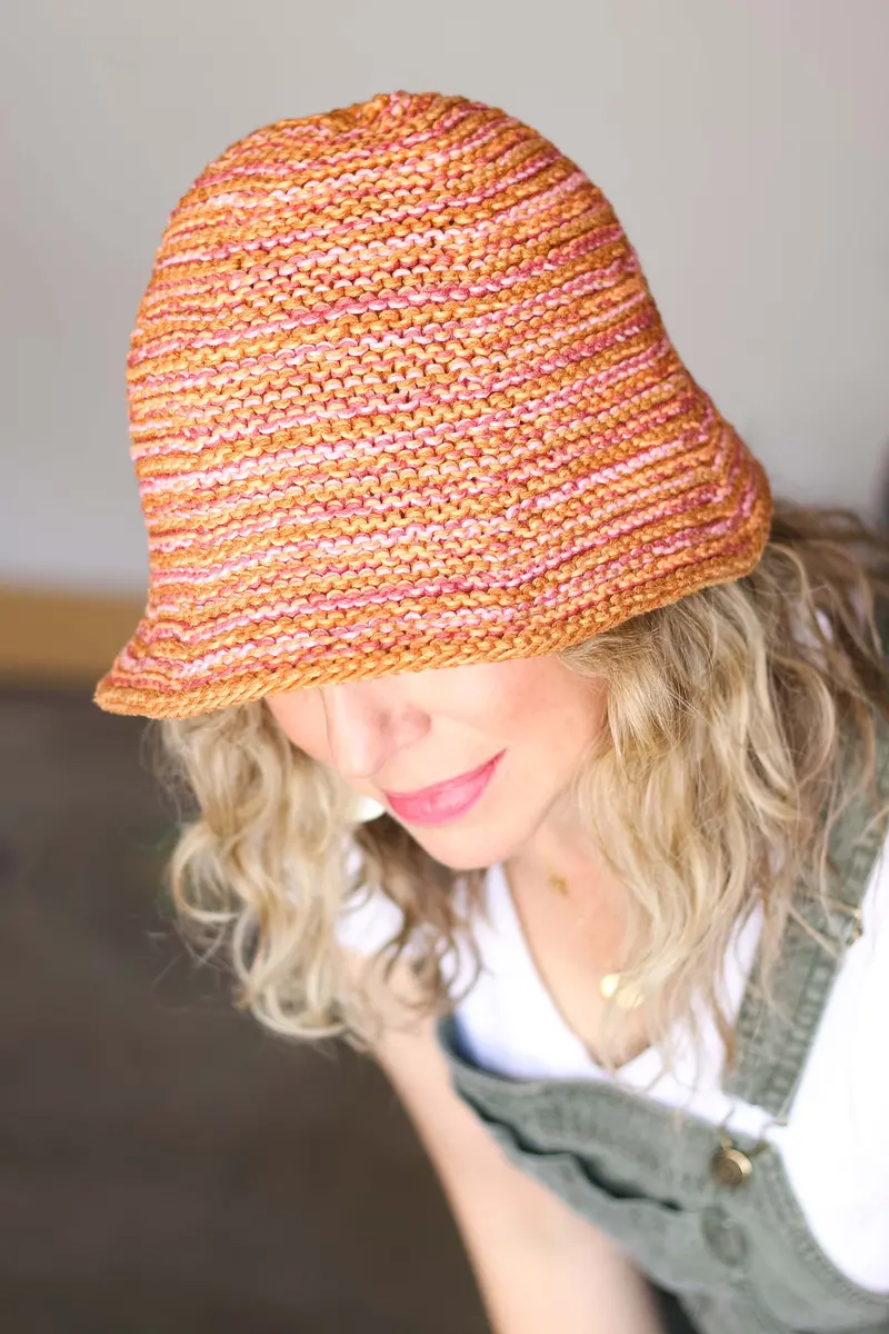 Knit Kit - Scrappy Bucket Hat 1