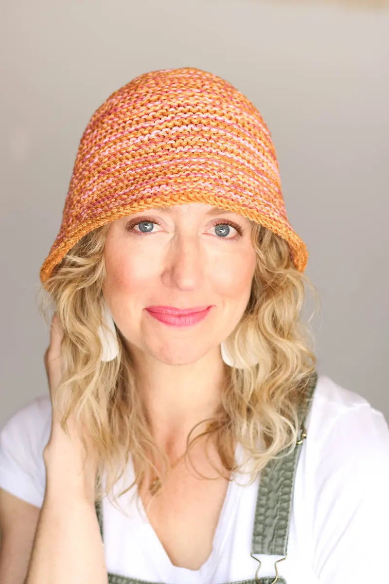 Knit Kit - Scrappy Bucket Hat 2