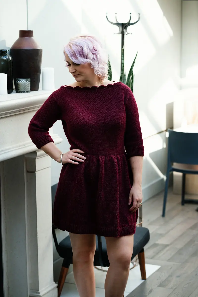 Knit Kit - Seaside Scallop Dress 1