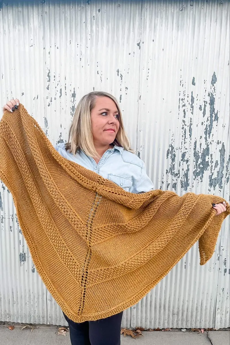 Knit Kit - Simpliciknit Shawl 1