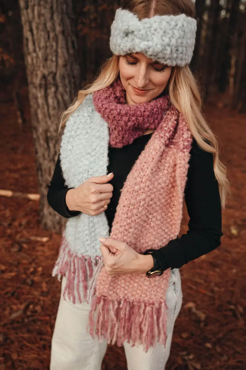 Knit Kit - Skye Scarf Set 1