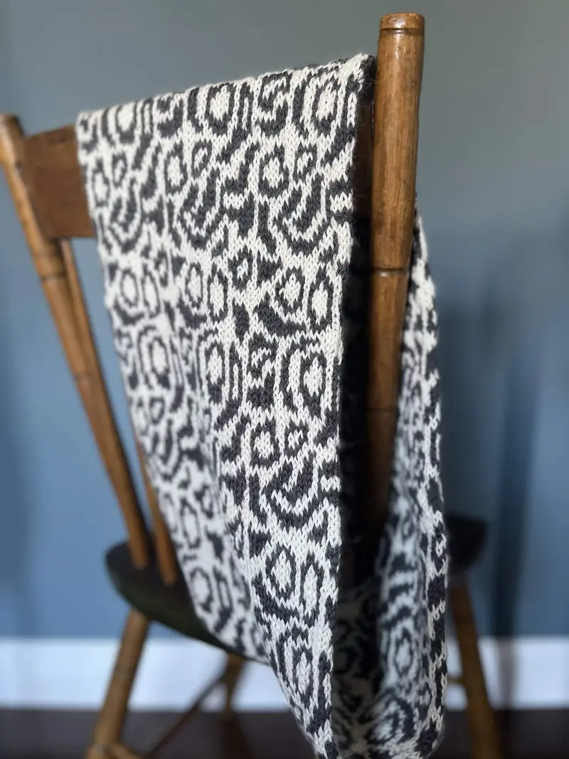 Knit Kit - Snow Leopard Cowl 2