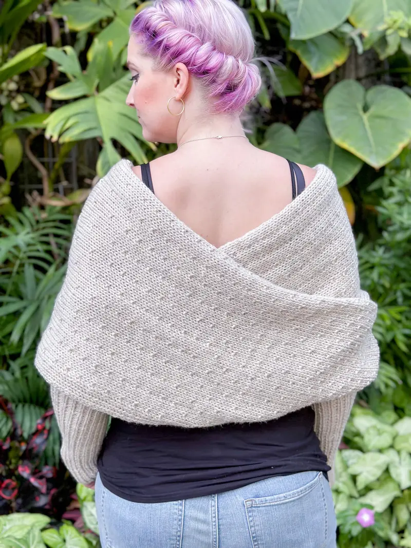 Knit Kit - Snowfall Sweater Scarf 2