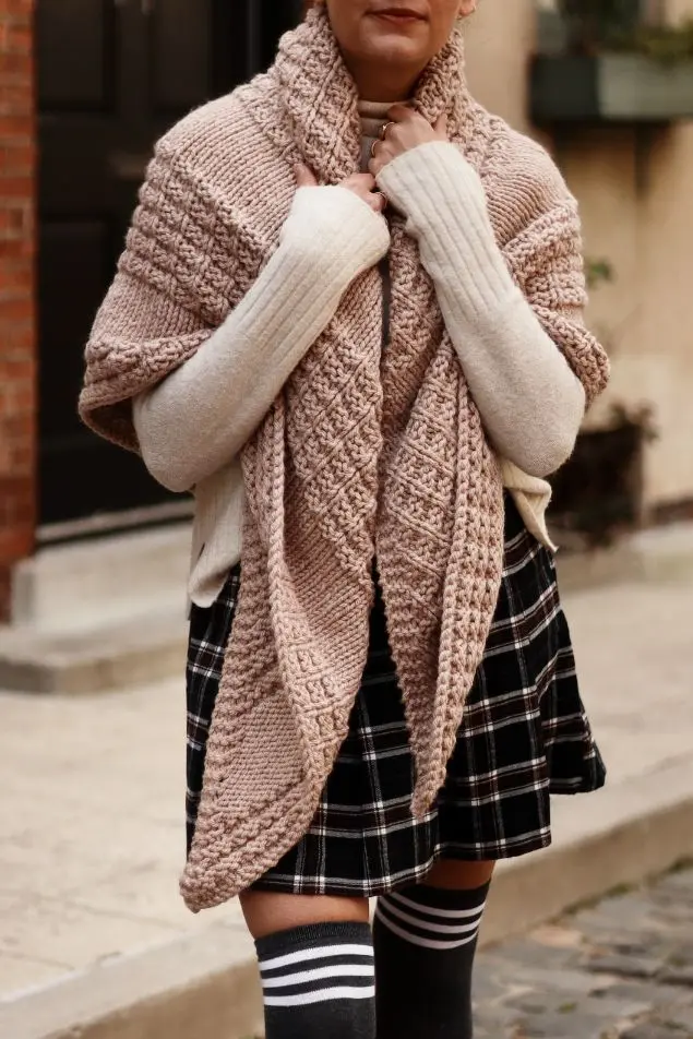 Knit Kit - Sophomore Wrap 1