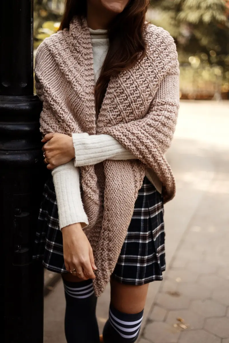 Knit Kit - Sophomore Wrap 2