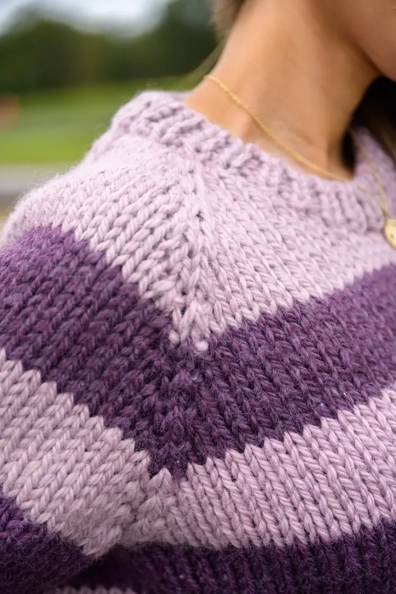 Knit Kit - Sporty Stripes Pullover 2