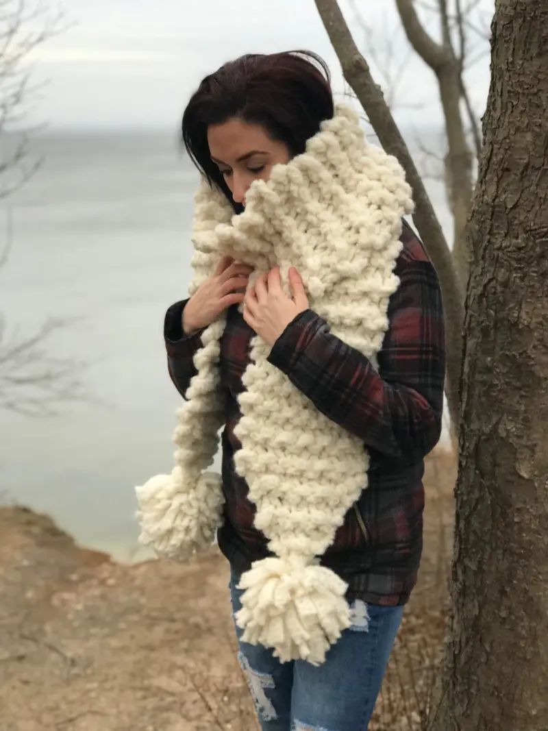 Knit Kit - Statement Scarf 1