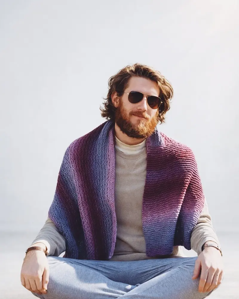 Knit Kit - Stillness Knit Wrap 1