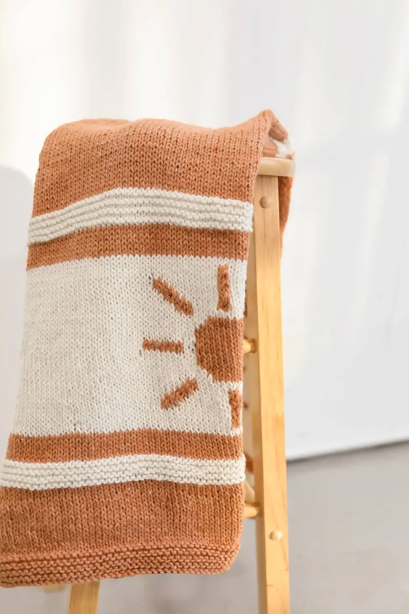 Knit Kit - Sunshine Throw 2