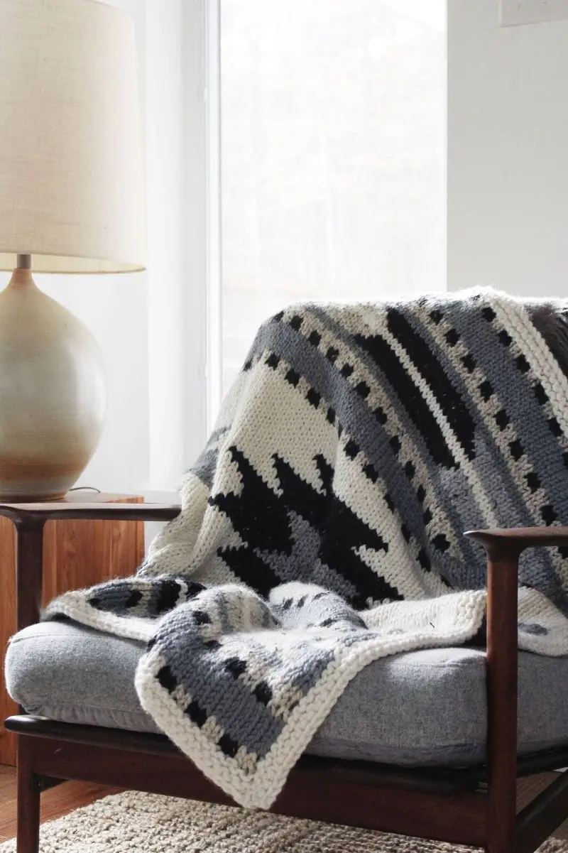 Knit Kit - Taos Lap Blanket 1