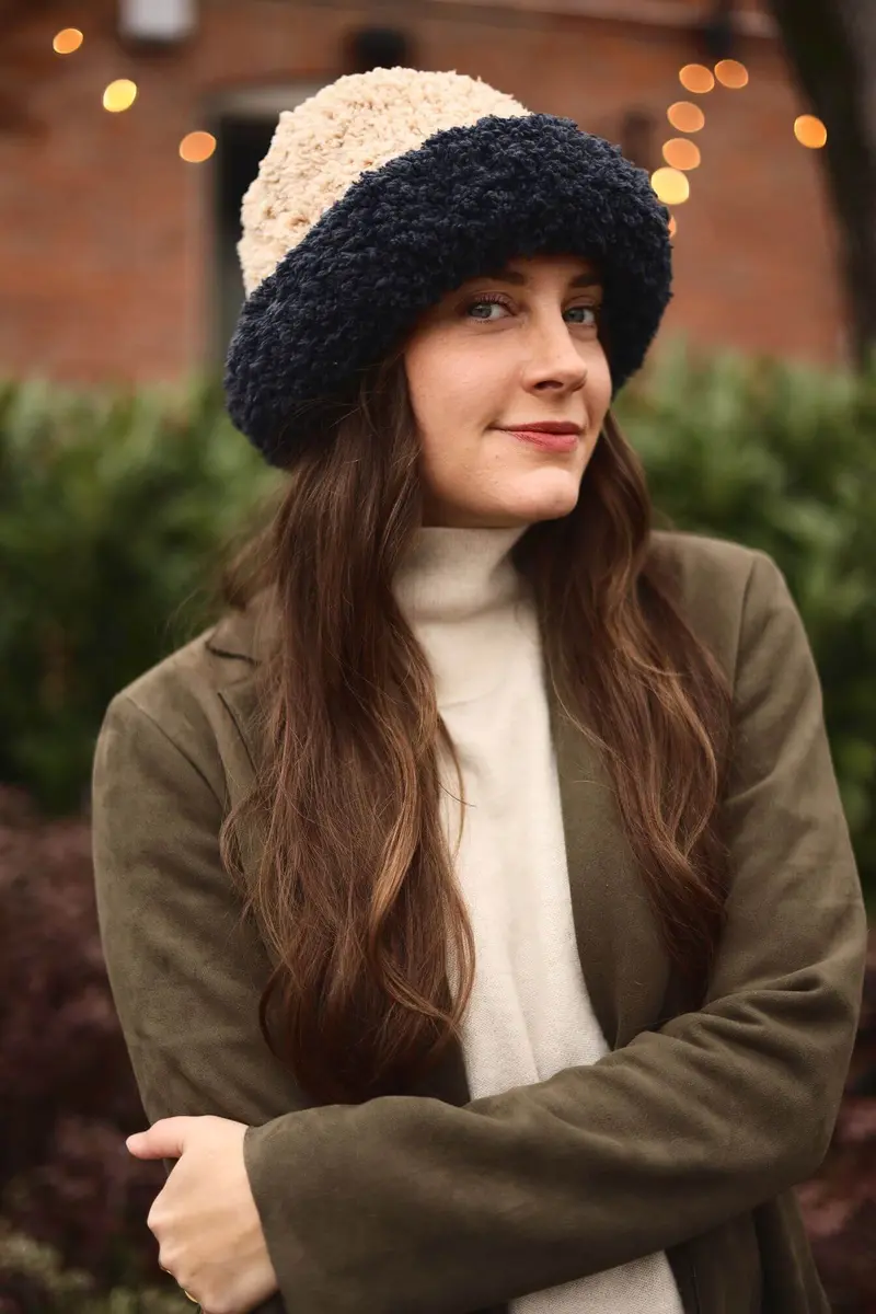 Knit Kit - Teddy Bucket Hat 1