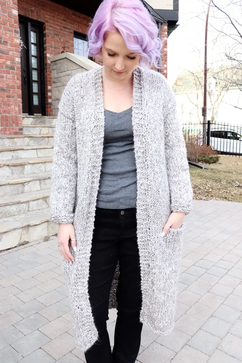Knit Kit - Teddy Cardi 1