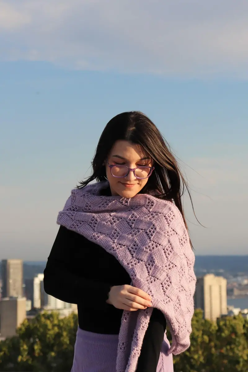 Knit Kit - The Haze Shawl 1