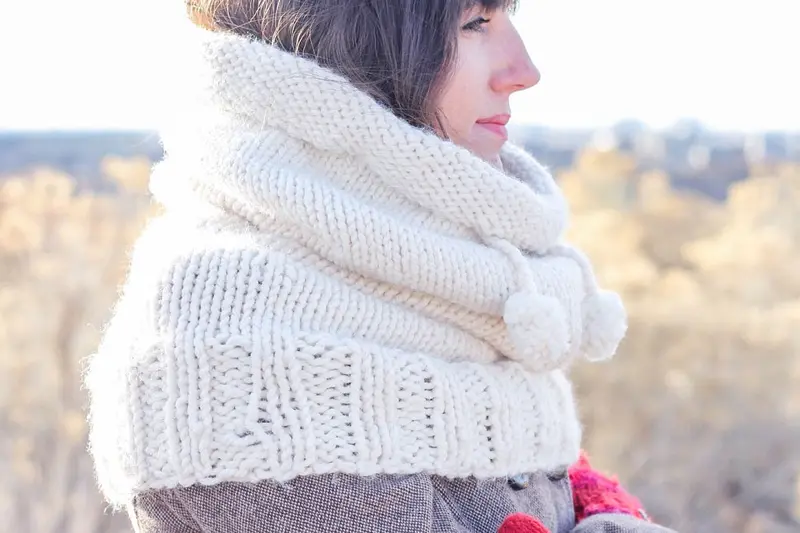 Knit Kit - "The Huggle" Hooded Cowl 1