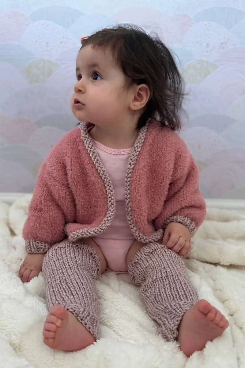Knit Kit - The Mini Party Cardi & Leg Warmers 1