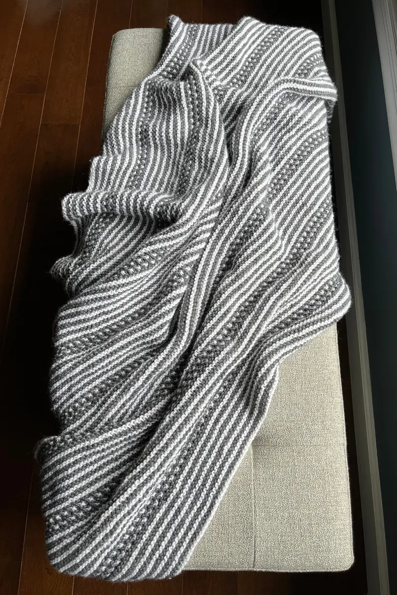 Knit Kit - The Rylan Throw 1