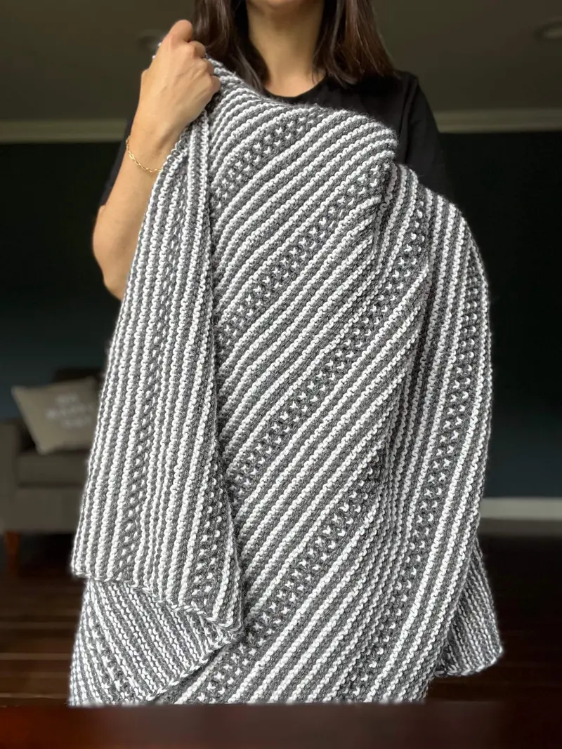 Knit Kit - The Rylan Throw 2