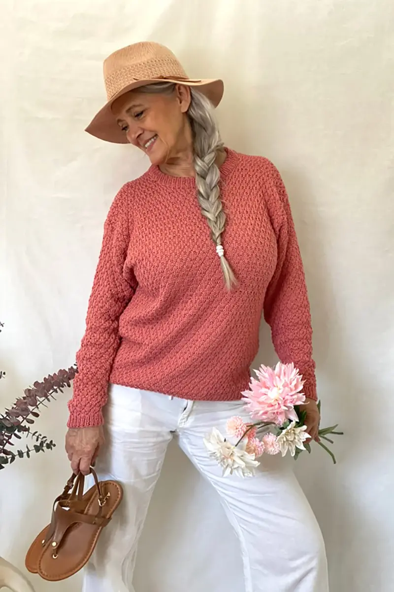Knit Kit - The Textured Pullover 1
