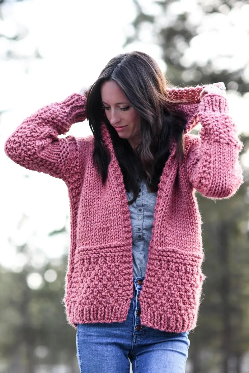 Knit Kit - Tierra Stitchy Knit Hoodie 1