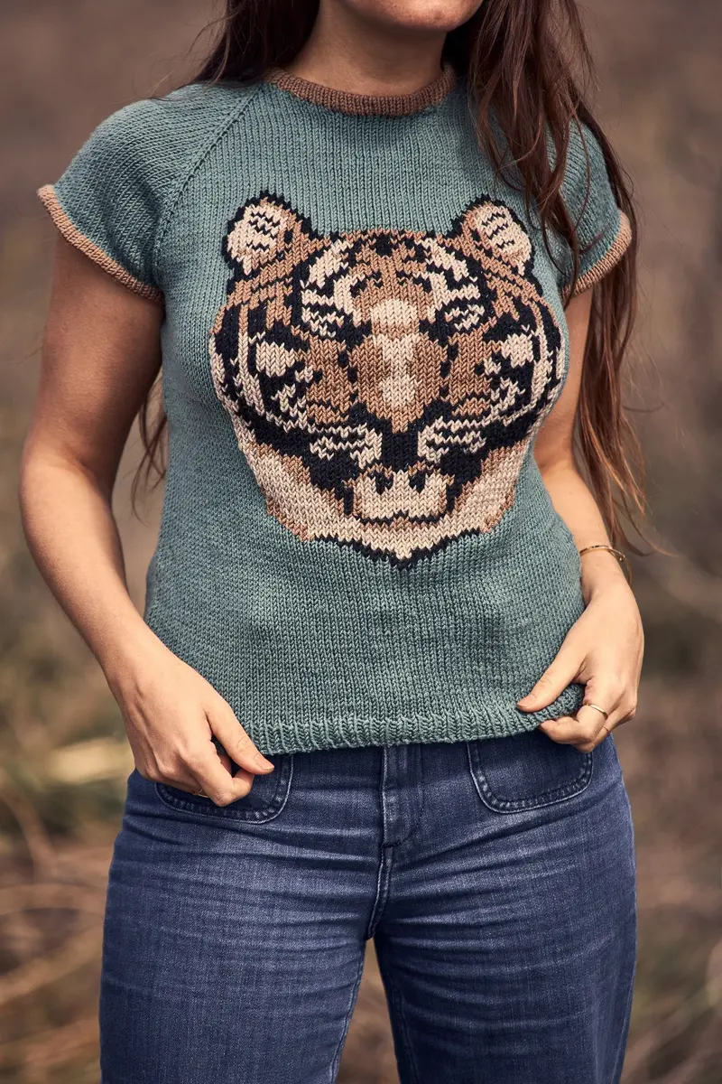 Knit Kit - Tiger Ringer Tee 2