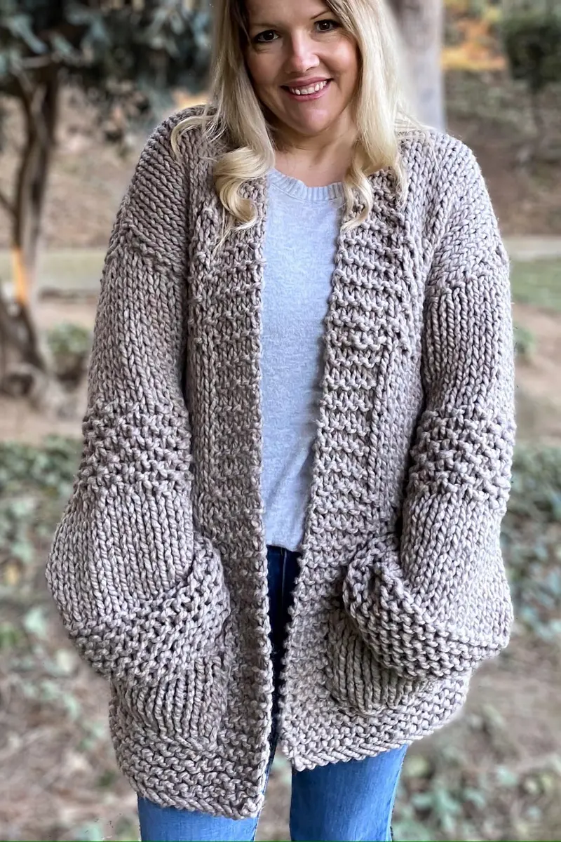 Knit Kit - Truro Cardigan 1