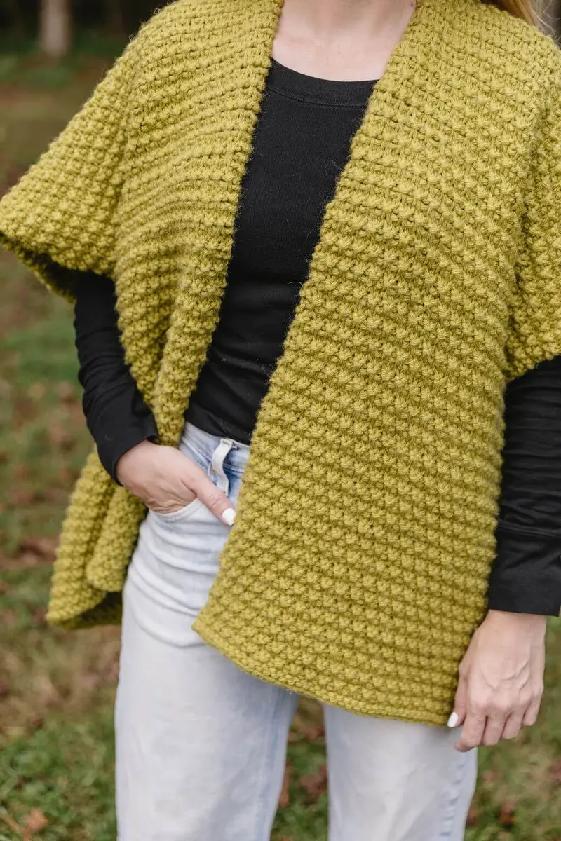 Knit Kit - Vale Poncho Cardi 1