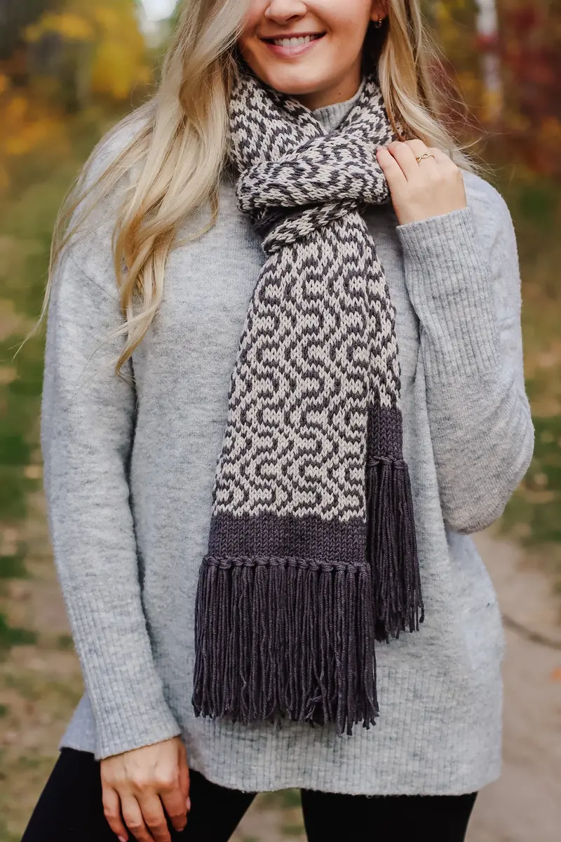 Knit Kit - Wavelength Scarf 2