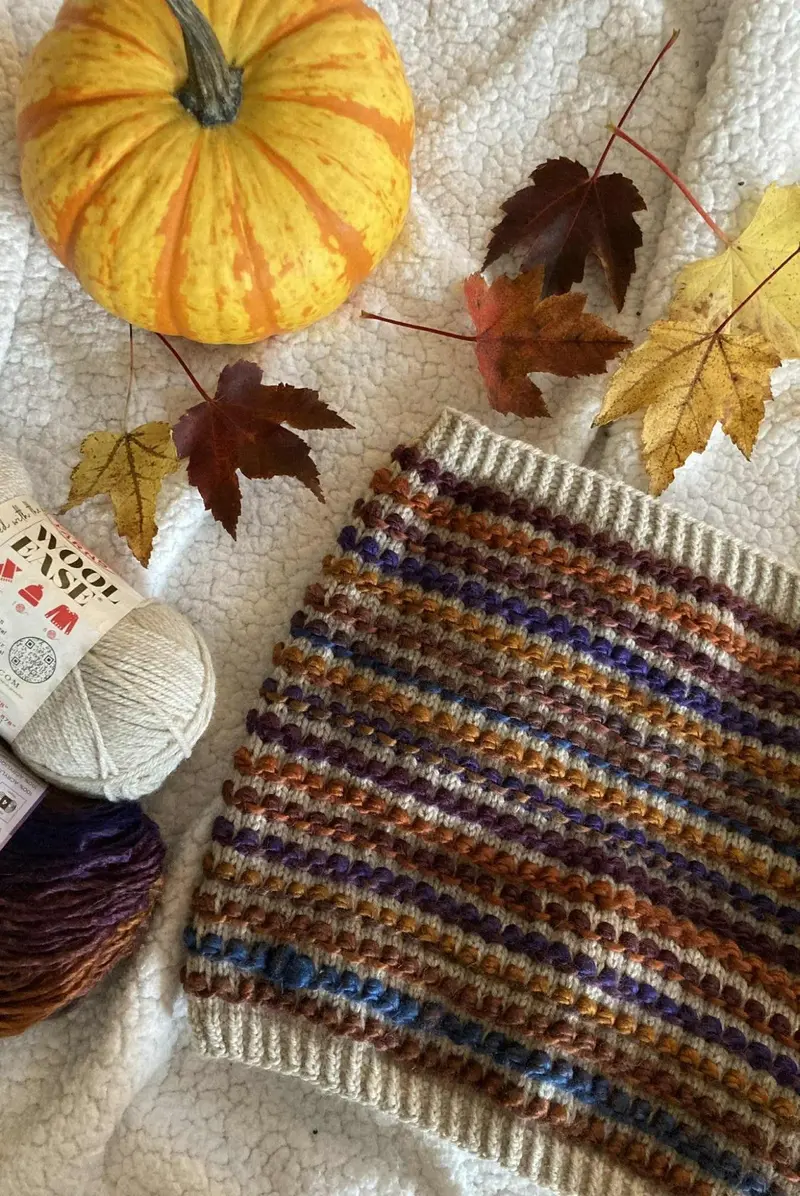Knit Kit - Wildflower Cowl 1
