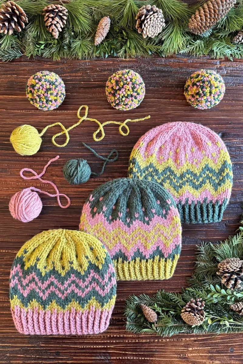 Knit Kit - Winter Waves Hat 1