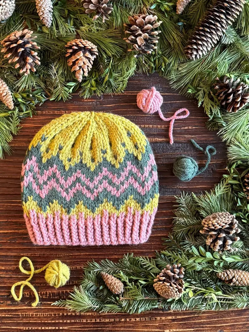 Knit Kit - Winter Waves Hat 2