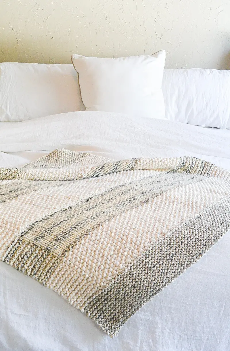 Knit Kit - Winterland Three Stitch Blanket 2